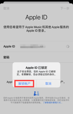 解锁苹果id账户多少钱