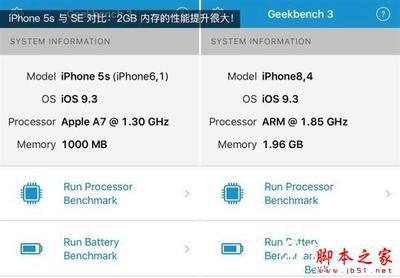 苹果5s多少内存的好