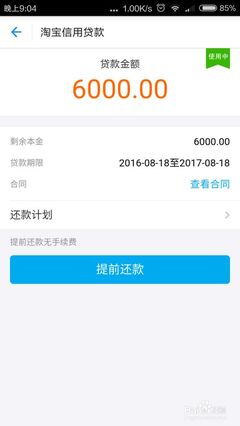 支付宝里面的信用贷款多少钱