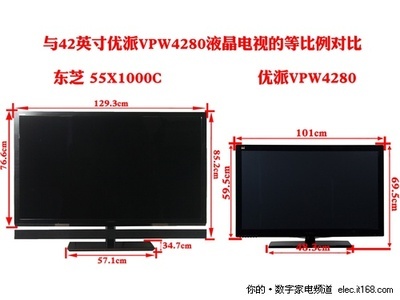 42英寸电视尺寸是多少