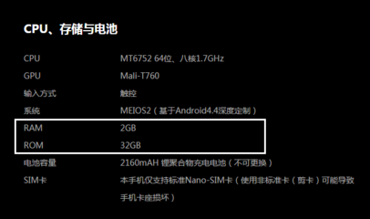 一般手机多少 ram