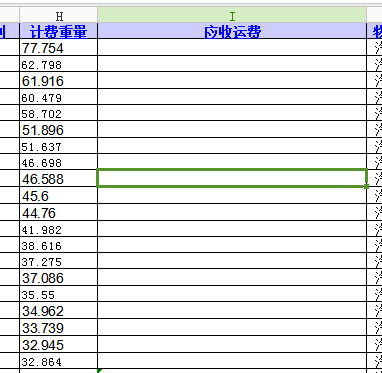 按重量算运费 每增加 续重加多少