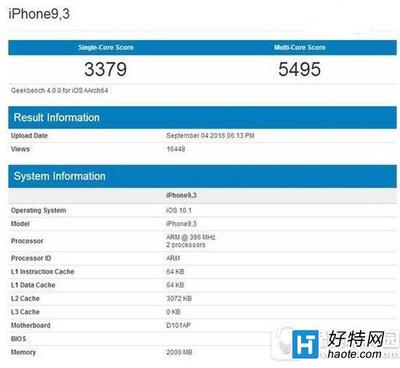 iphone7运行内存是多少钱