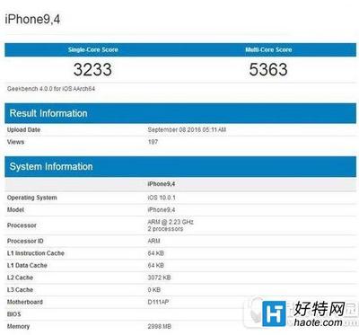 iphone7运行内存是多少钱