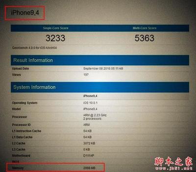 iphone7运行内存是多少钱