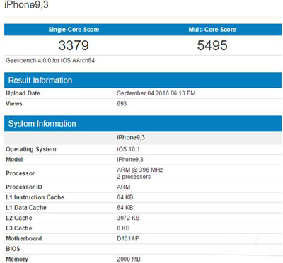 iphone7 plus跑分多少钱