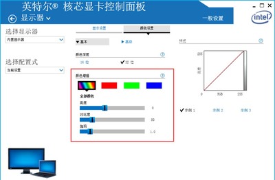 显示器伽马调多少